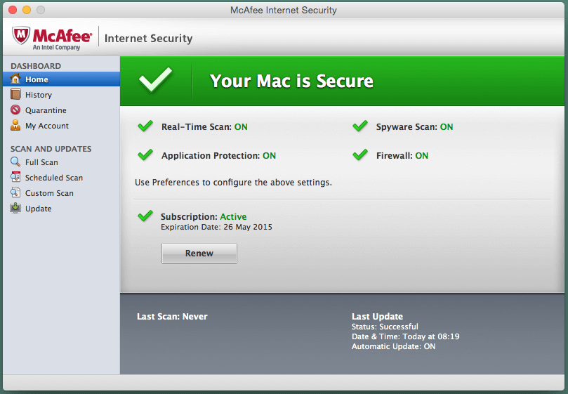 McAfee Total Protection