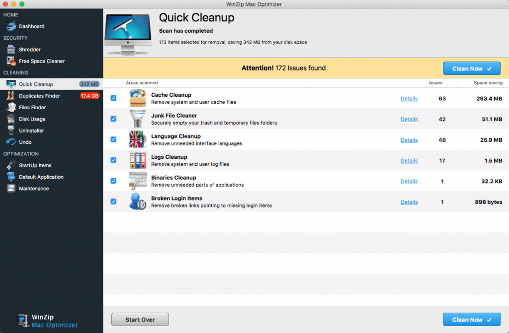 winzip mac optimizer