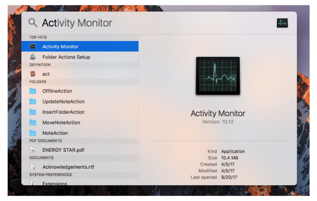 task manager activity monitor