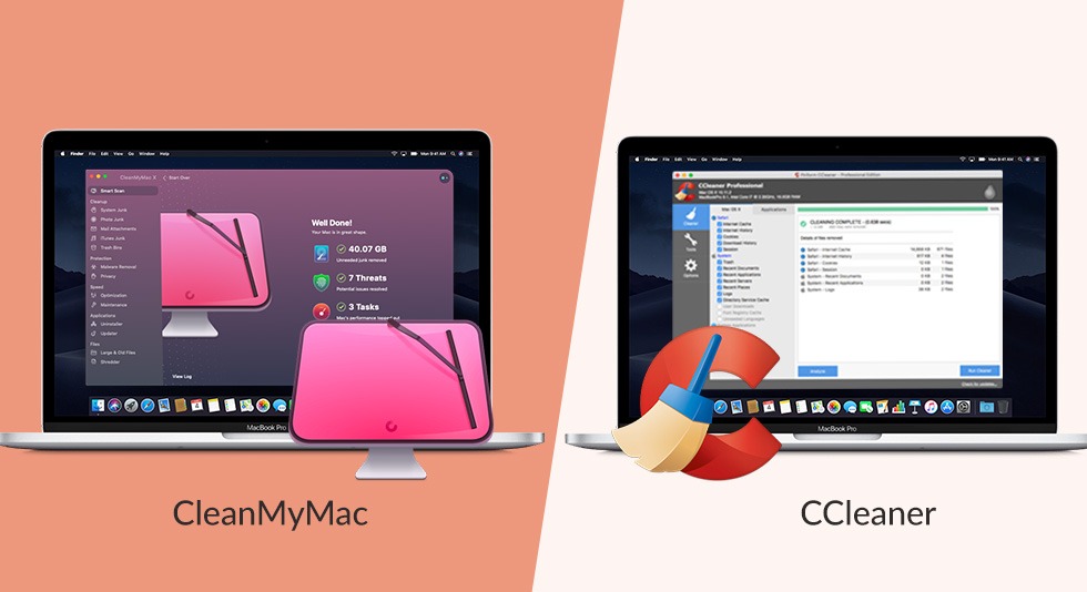 CleanMyMac VS. CCleaner