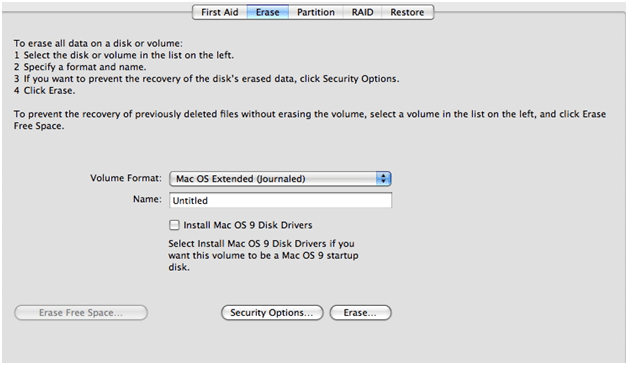 How to format a hard drive on Mac