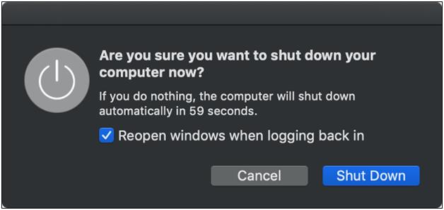 Turn Off Your Mac Properly