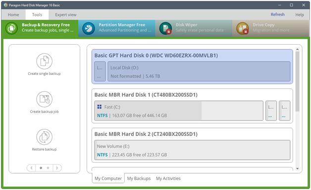 Paragon Hard Disk Manager