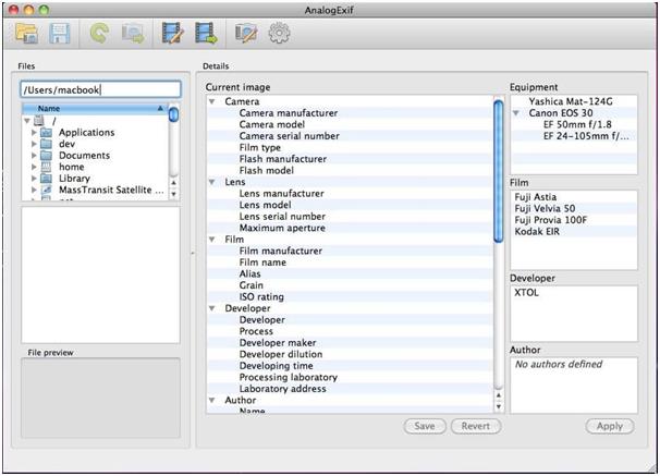 AnalogEXIF