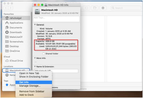 macintosh hd capacity