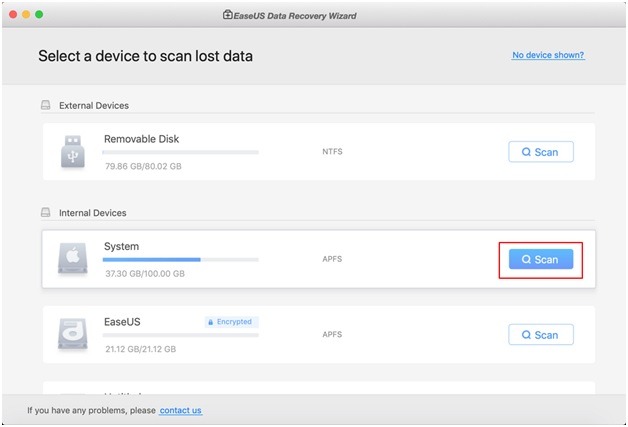 EaseUS data recovery