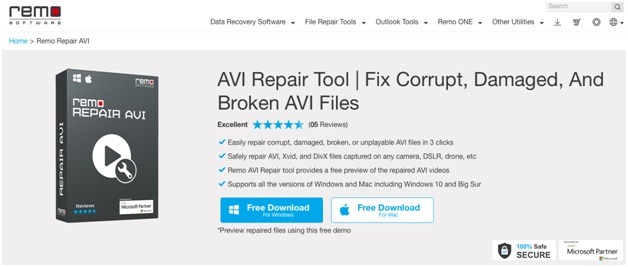 Remo Repair AVI