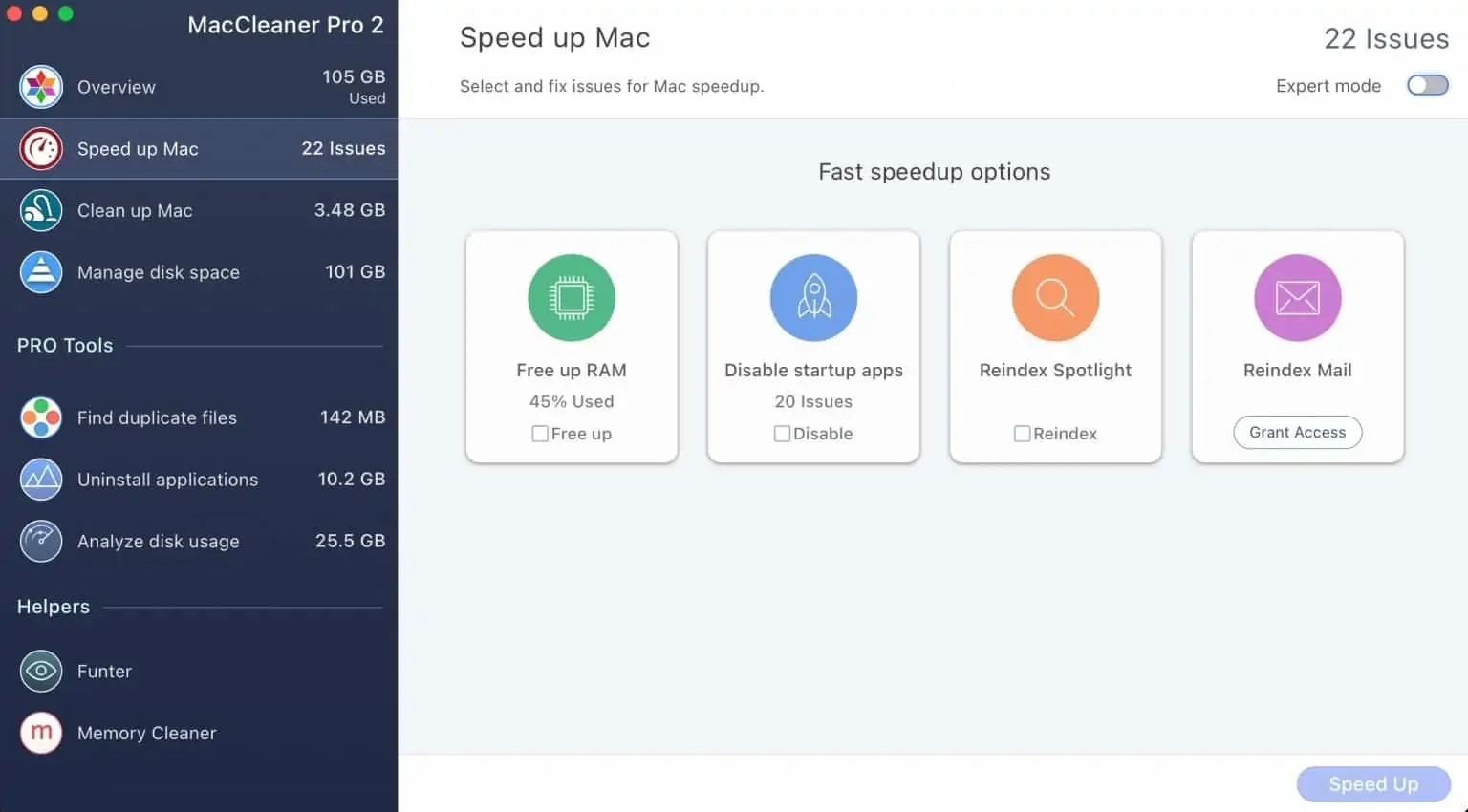 speed up mac