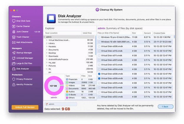 disk analyzer