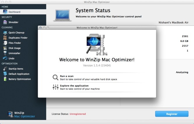 winzip mac optimizer