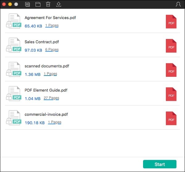 Wondershare PDF Password Remover for Mac