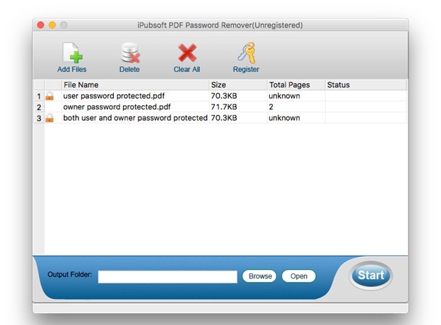 iPubSoft PDF Password Remover For Mac