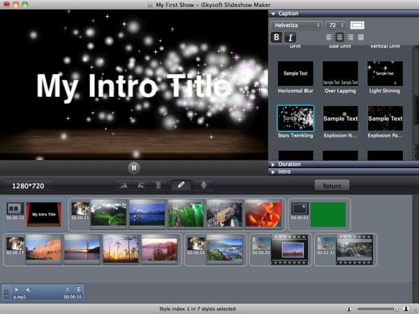 iSkysoft Slideshow Maker For Mac