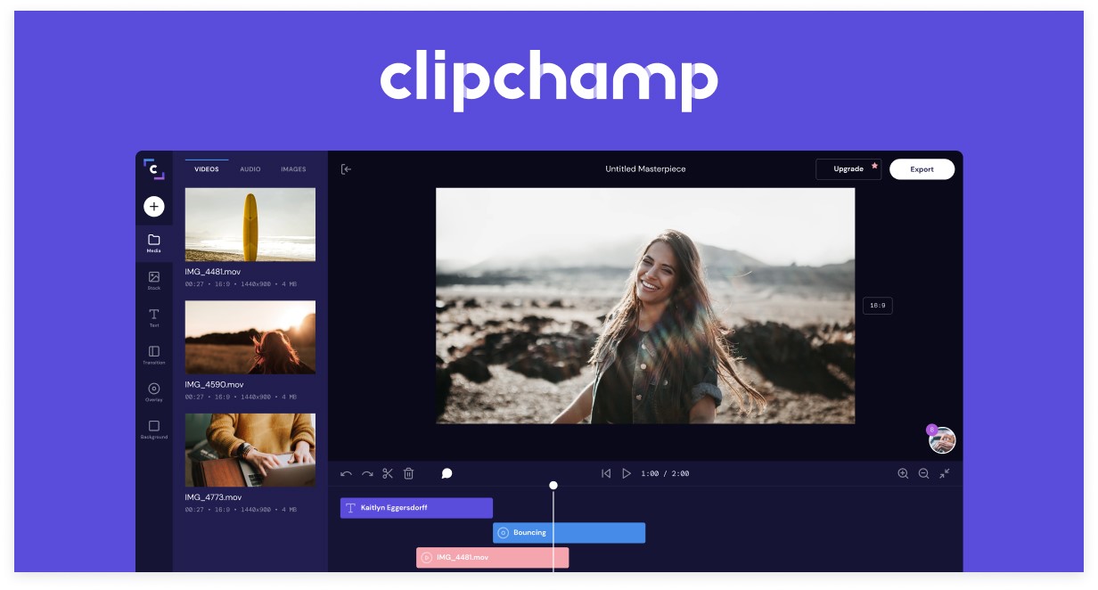 Clipchamp (Online video editor)