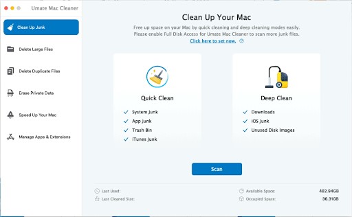 cleanup mac