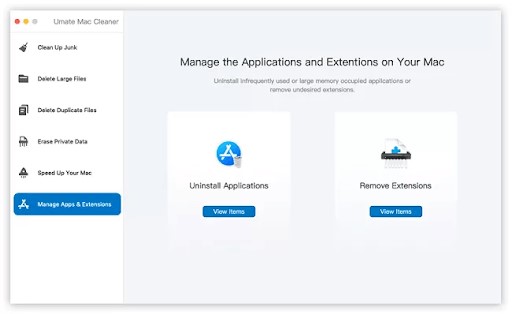 manage app extensions