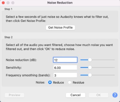 noise reduction