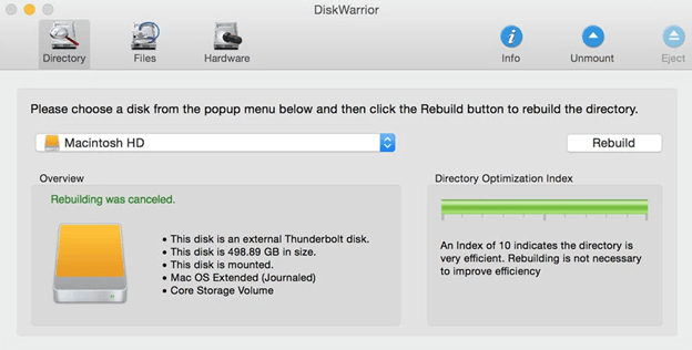 DiskWarrior 5 - Disk Repair Software For mac