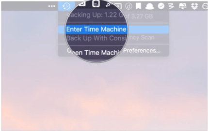 Enter Time Machine