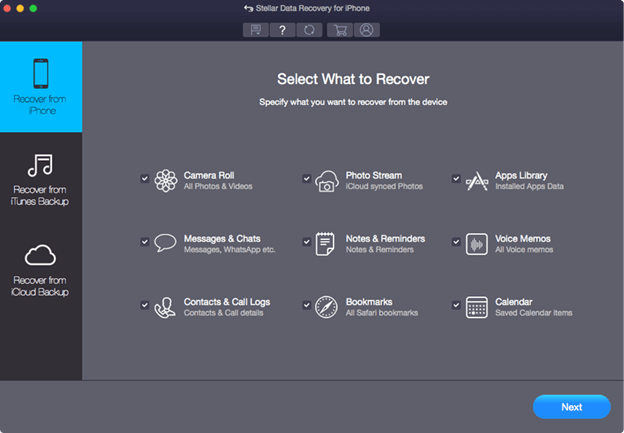 Stellar Data Recovery for iPhone