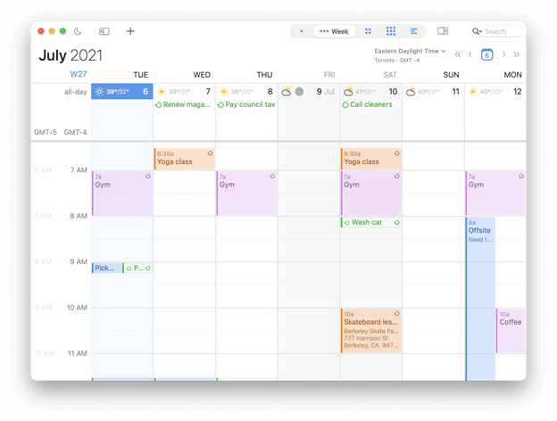 BusyCal - Best Calendar App for mac