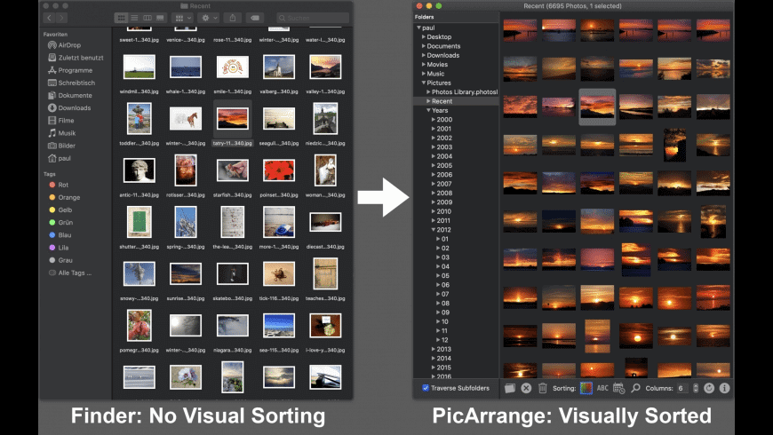 Pic Arrange - Photo Viewer for mac (1)