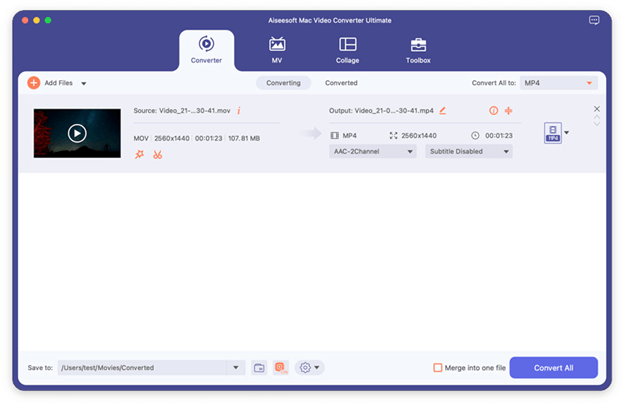 Aiseesoft Mac Video Converter Ultimate