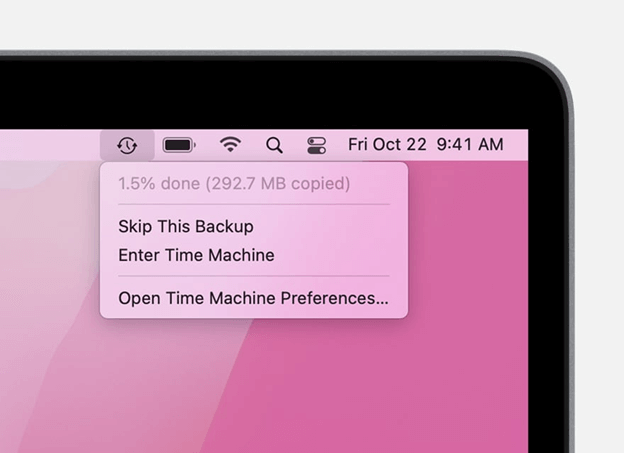 Skip the Backup