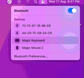 Enable Bluetooth on Mac