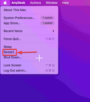 Restart Your Macbook