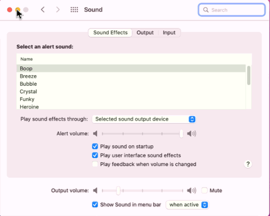 Sound Effect on Mac