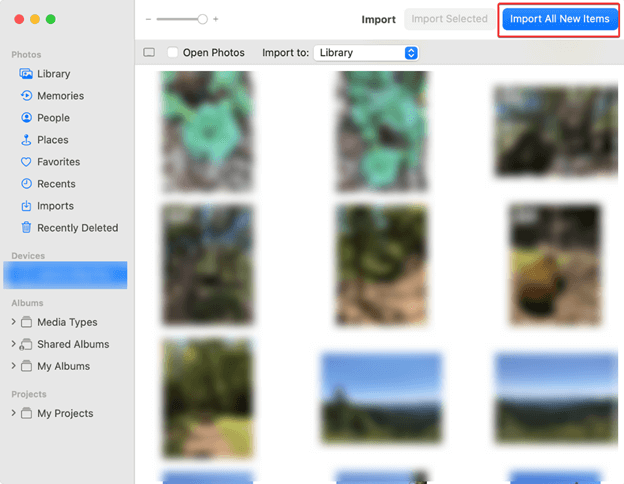 import Photos from iphone to mac