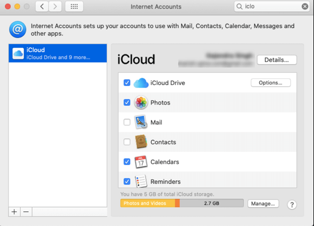 iCloud Account