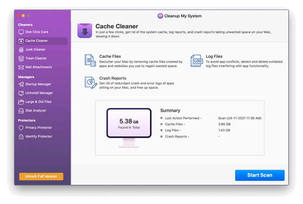 Cache Cleaner