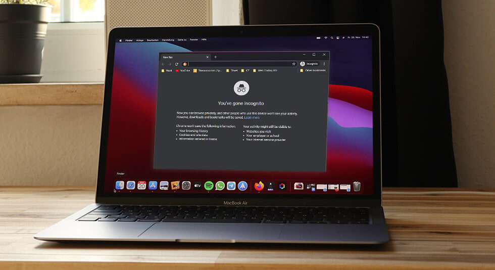 How to go incognito on Mac