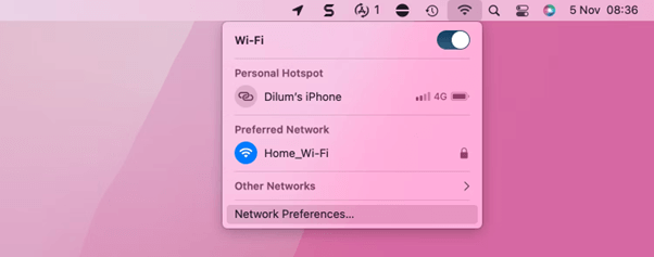 Wifi on Mac