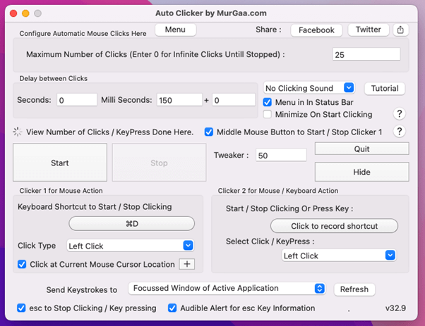 Auto Clicker For Mac by MurGaa