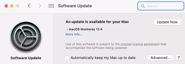 Update Macos