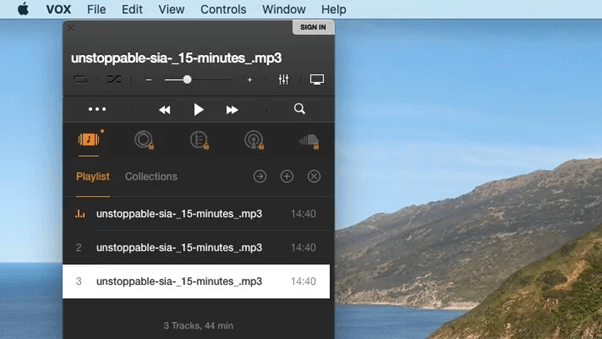 Vox - Music Player for mac