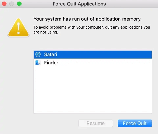 Force Quit Applications