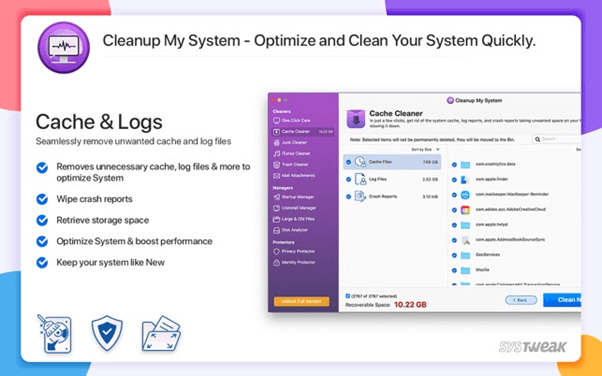 Cleanup My System - Cache & Logs