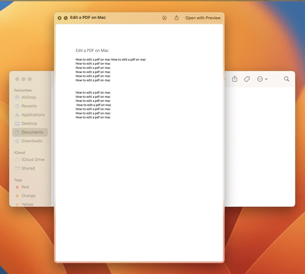 Edit Pdf on mac