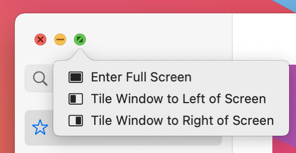 Enter Full Screen on Mac