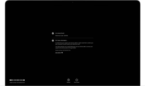 Run Apple Diagnostics