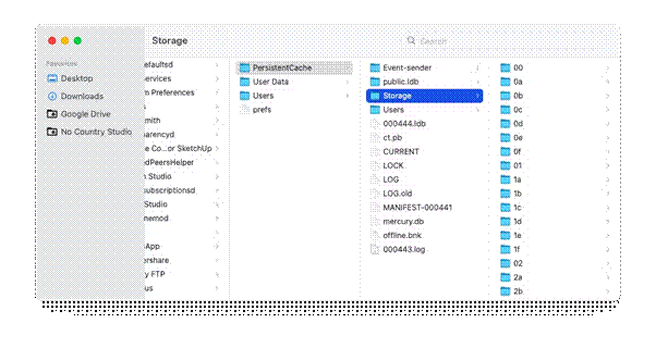 Spotify cache folder