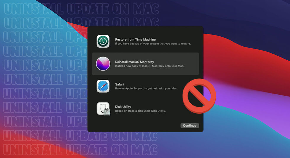 How to Uninstall Update on Mac