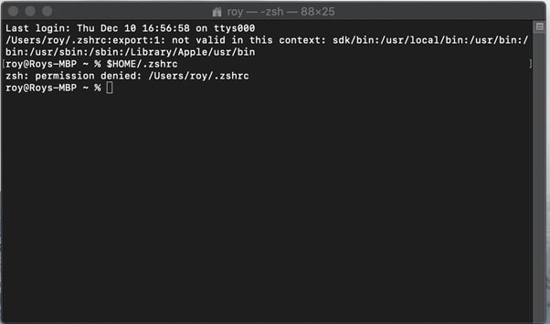 What is Zsh & Why does “Zsh Permission Denied Mac Error” appear