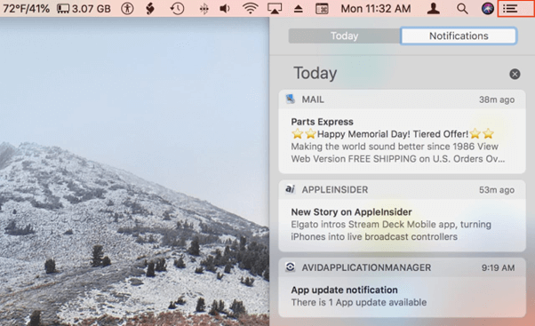 how to turn off notifications on Mac
