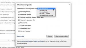 Clear Browsing Data