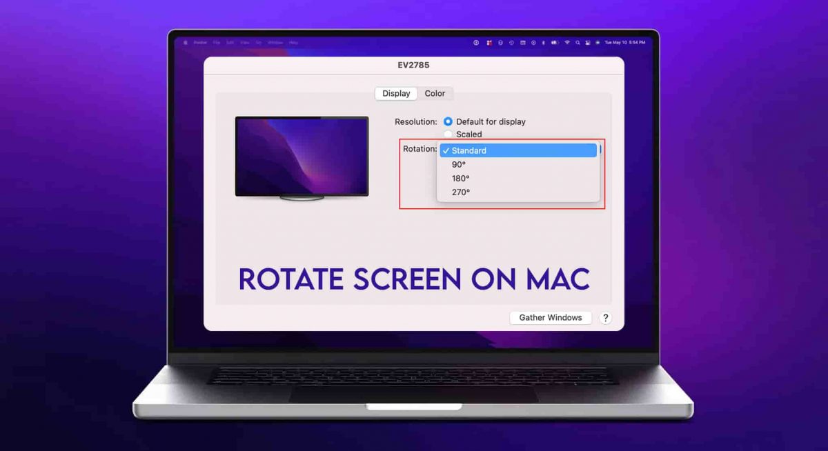Rotate Screen On Mac